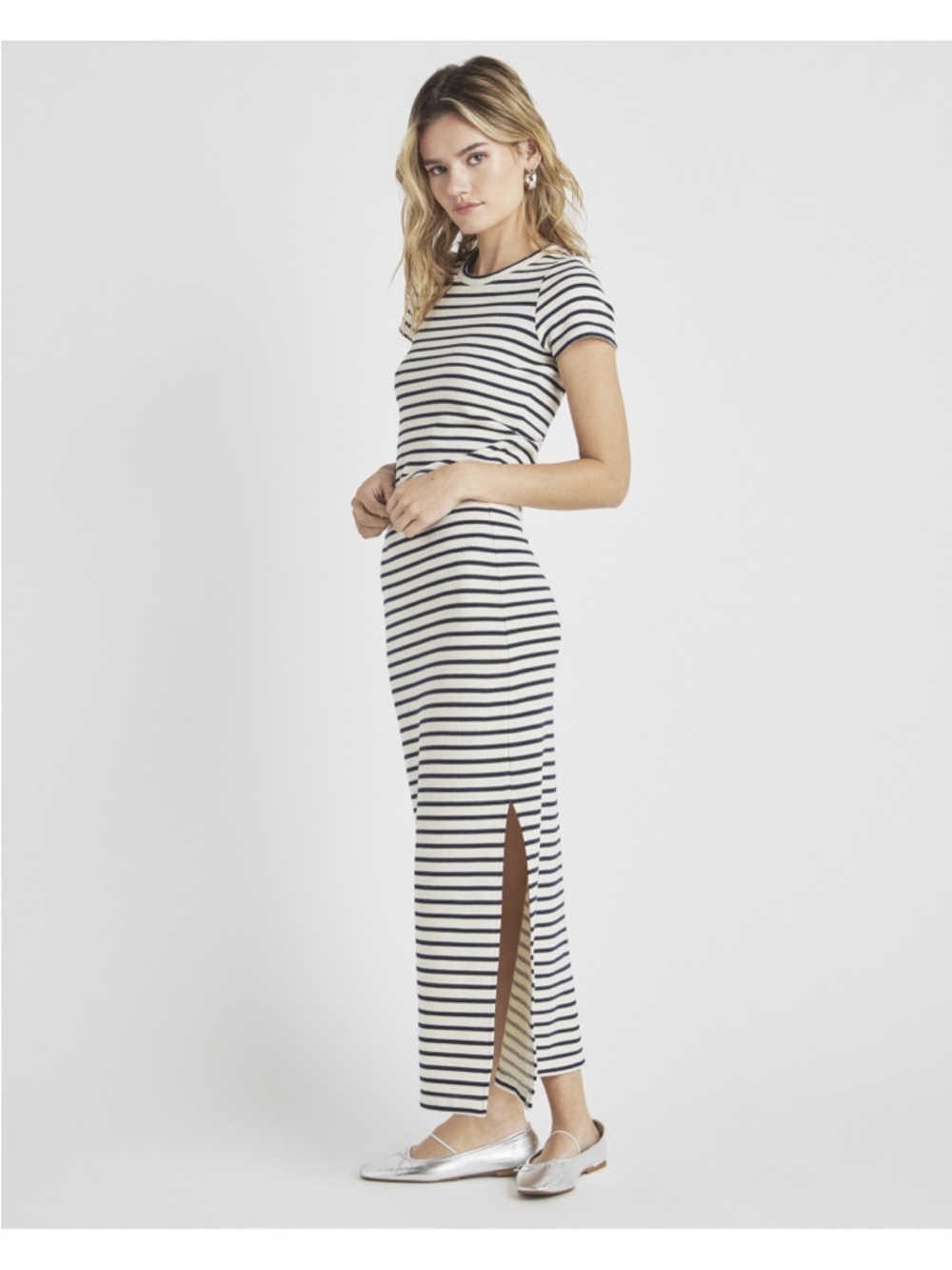 Splendid Whitney Striped Maxi Skirt Medium